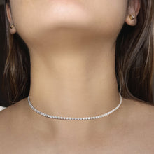 Load image into Gallery viewer, 3-prong Classic Diamond 2-in-1 Necklace/Bracelet