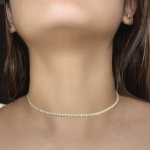 Load image into Gallery viewer, 3-prong Classic Diamond 2-in-1 Necklace/Bracelet