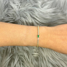 Load image into Gallery viewer, Bezel Diamond Tennis Bracelet
