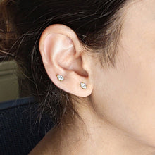 Load image into Gallery viewer, Prong-set Marquise Solitaire Diamond Earrings
