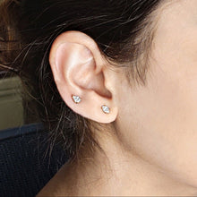Load image into Gallery viewer, Prong-set Marquise Solitaire Diamond Earrings