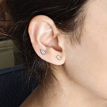 Load image into Gallery viewer, Prong-set Marquise Solitaire Diamond Earrings