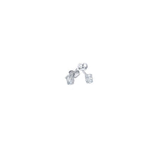 Load image into Gallery viewer, Prong-set Oval Solitaire Diamond Earrings