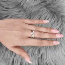 Load image into Gallery viewer, Prong-set Pear Solitaire Diamond Ring