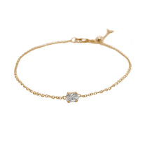 Load image into Gallery viewer, Oval Solitaire Bracelet