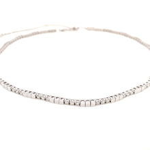 Load image into Gallery viewer, 4-prong Alternating Gold/Diamond Diamond Tennis 2-in-1 Necklace/Bracelet