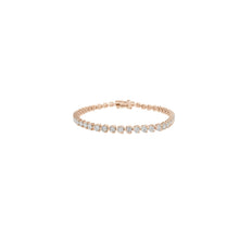 Load image into Gallery viewer, 3-prong Diamond Tennis Bracelet