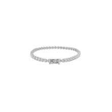 Load image into Gallery viewer, 3-prong Diamond Tennis Bracelet