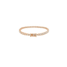 Load image into Gallery viewer, 3-prong Diamond Tennis Bracelet