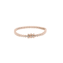 Load image into Gallery viewer, Bezel Diamond Tennis Bracelet