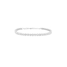 Load image into Gallery viewer, Bezel Diamond Tennis Bracelet 2ct