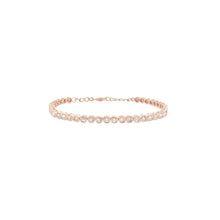 Load image into Gallery viewer, Bezel Diamond Tennis Bracelet 2ct