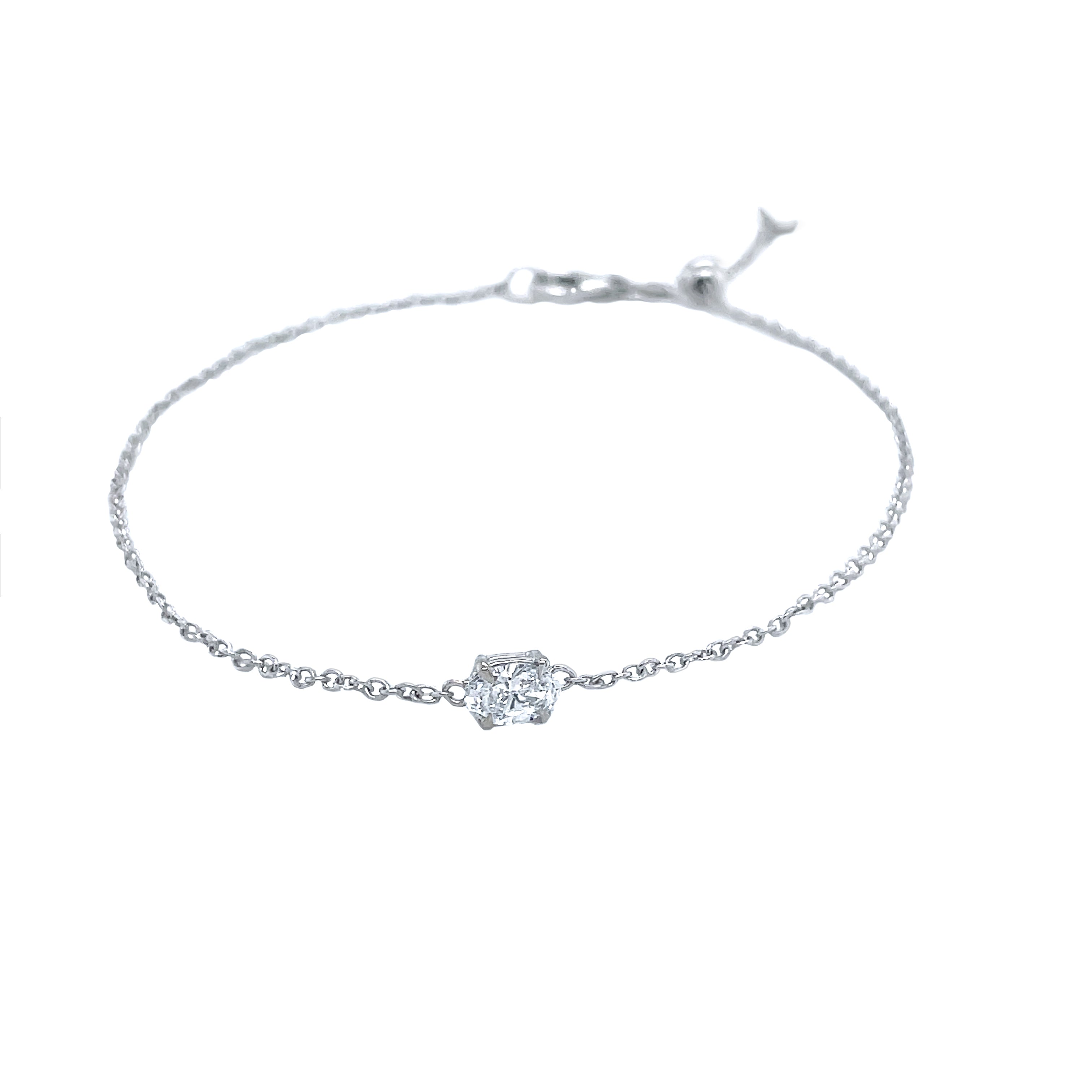 Oval Solitaire Bracelet