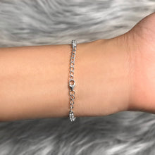 Load image into Gallery viewer, Cupcake Half-way Diamond Tennis Bracelet