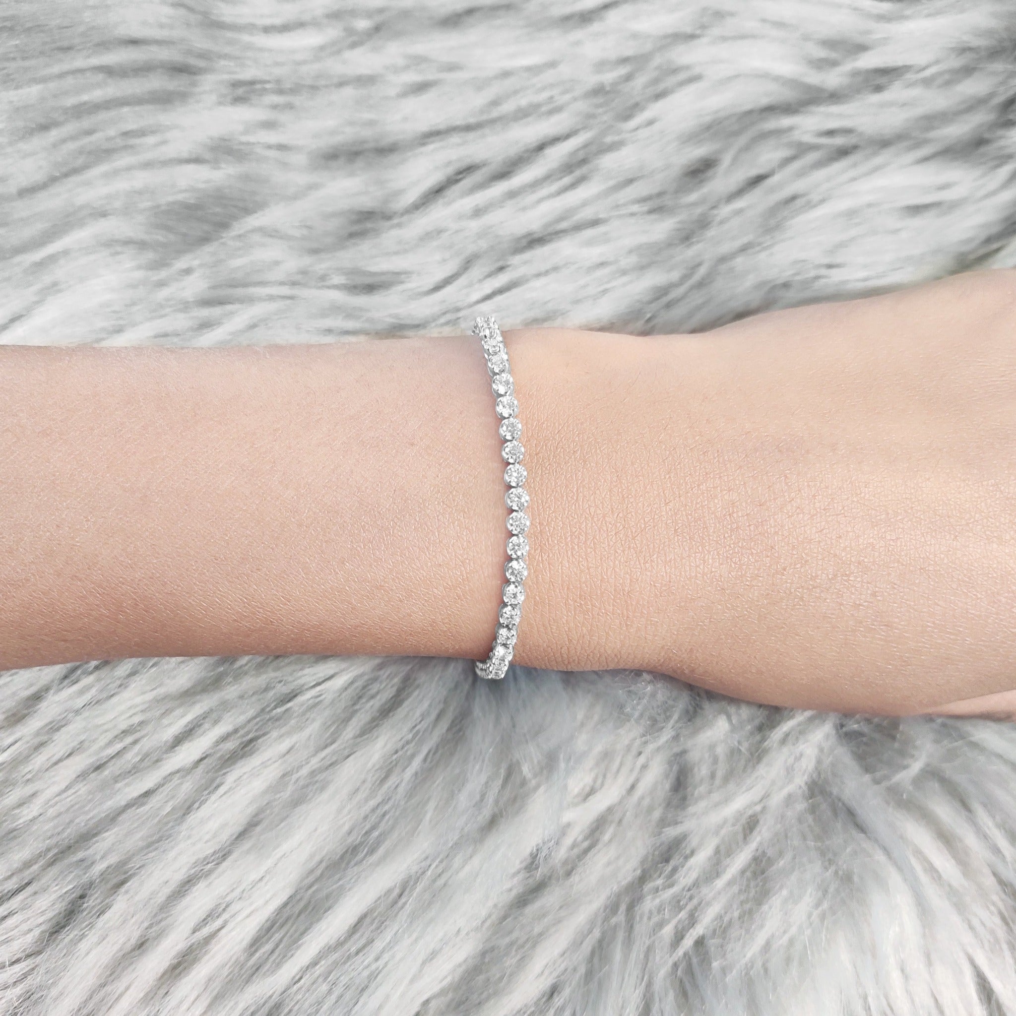 Cupcake Diamond Tennis Bracelet