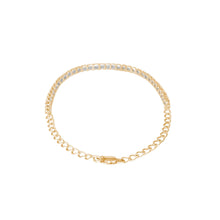 Load image into Gallery viewer, Cupcake Half-way Diamond Tennis Bracelet