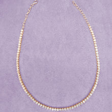 Load image into Gallery viewer, Bezel Diamond Tennis 2-in-1 Necklace/Bracelet