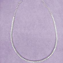 Load image into Gallery viewer, Bezel Diamond Tennis 2-in-1 Necklace/Bracelet
