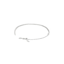 Load image into Gallery viewer, Bead Set With Milgrain Diamond Tennis 2-in-1 Necklace/Bracelet