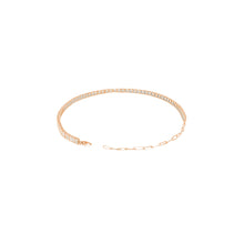 Load image into Gallery viewer, Bead Set With Milgrain Diamond Tennis 2-in-1 Necklace/Bracelet