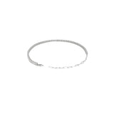Bead Set With Milgrain Diamond Tennis 2-in-1 Necklace/Bracelet
