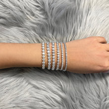 Load image into Gallery viewer, Bezel Diamond Tennis Bracelet