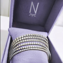 Load image into Gallery viewer, 4-prong Diamond Tennis Bracelet