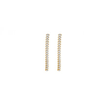 Load image into Gallery viewer, Bezel Drop Earrings