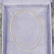Load image into Gallery viewer, 4-prong Straight-line Diamond Tennis Necklace