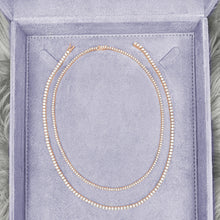 Load image into Gallery viewer, 4-prong Straight-line Diamond Tennis Necklace