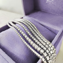 Load image into Gallery viewer, 4-prong Diamond Tennis Bracelet