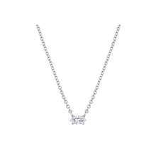 Load image into Gallery viewer, Prong-set Marquise Solitaire Diamond Necklace