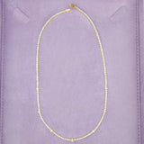 4-prong Station Diamond Tennis Necklace