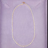 4-prong Station Diamond Tennis Necklace