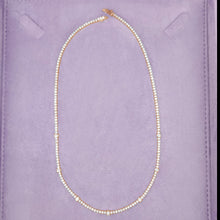 Load image into Gallery viewer, 4-prong Station Diamond Tennis Necklace