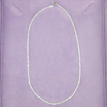 Load image into Gallery viewer, 4-prong Station Diamond Tennis Necklace