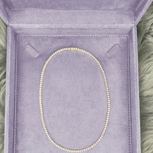 Load image into Gallery viewer, 4-prong Straight-line Diamond Tennis Necklace