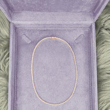 Load image into Gallery viewer, 4-prong Straight-line Diamond Tennis Necklace
