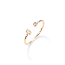 Load image into Gallery viewer, Bezel Cuff Ring