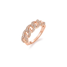 Load image into Gallery viewer, Pave Cuban Link Ring