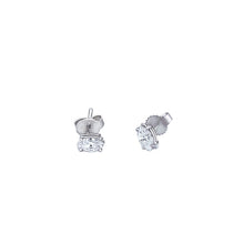 Load image into Gallery viewer, Prong-set Marquise Solitaire Diamond Earrings