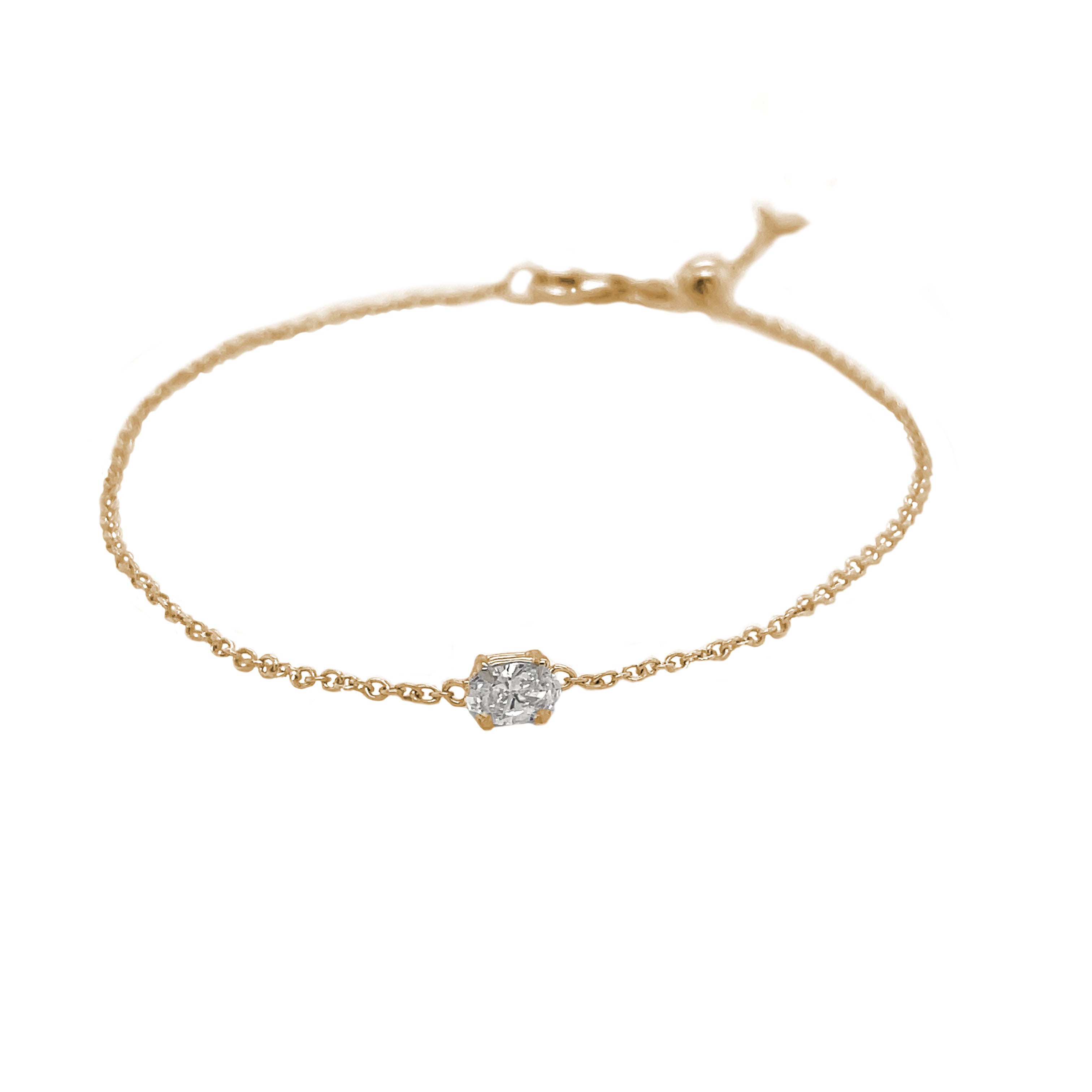 Oval Solitaire Bracelet