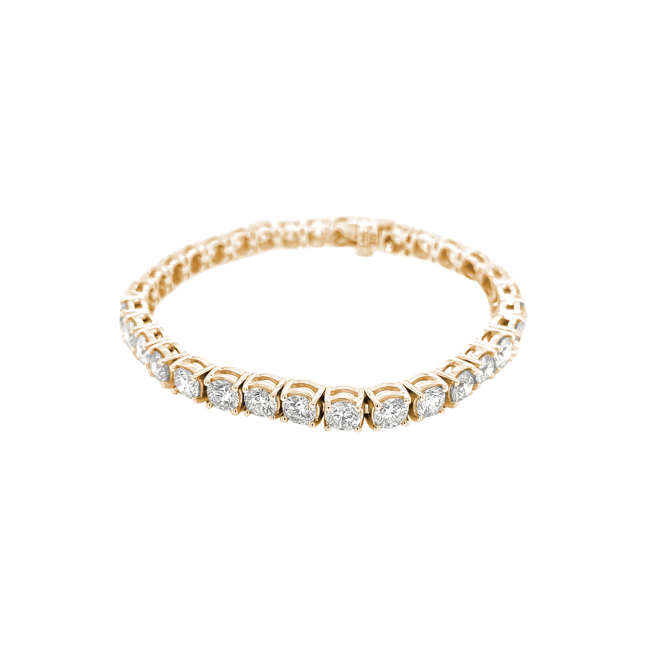 4-prong Diamond Tennis Bracelet