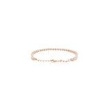 Bezel Diamond Tennis Bracelet 2ct, natural diamonds, 14K gold, view 5