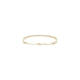 Bezel Diamond Tennis Bracelet 2ct, natural diamonds, 14K gold, view 6