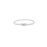 Cupcake Diamond Tennis Bracelet, natural diamonds, 14K gold, view 3