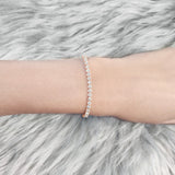 Cupcake Diamond Tennis Bracelet, natural diamonds, 14K gold, view 4