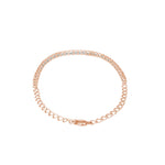 Cupcake Half-way Diamond Tennis Bracelet, natural diamonds, 14K gold, view 3