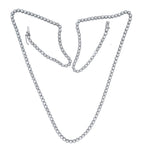 Cupcake set, Eternity Diamond Tennis Necklace, natural diamonds, 14K white gold