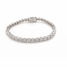Load image into Gallery viewer, Bezel Diamond Tennis Bracelet